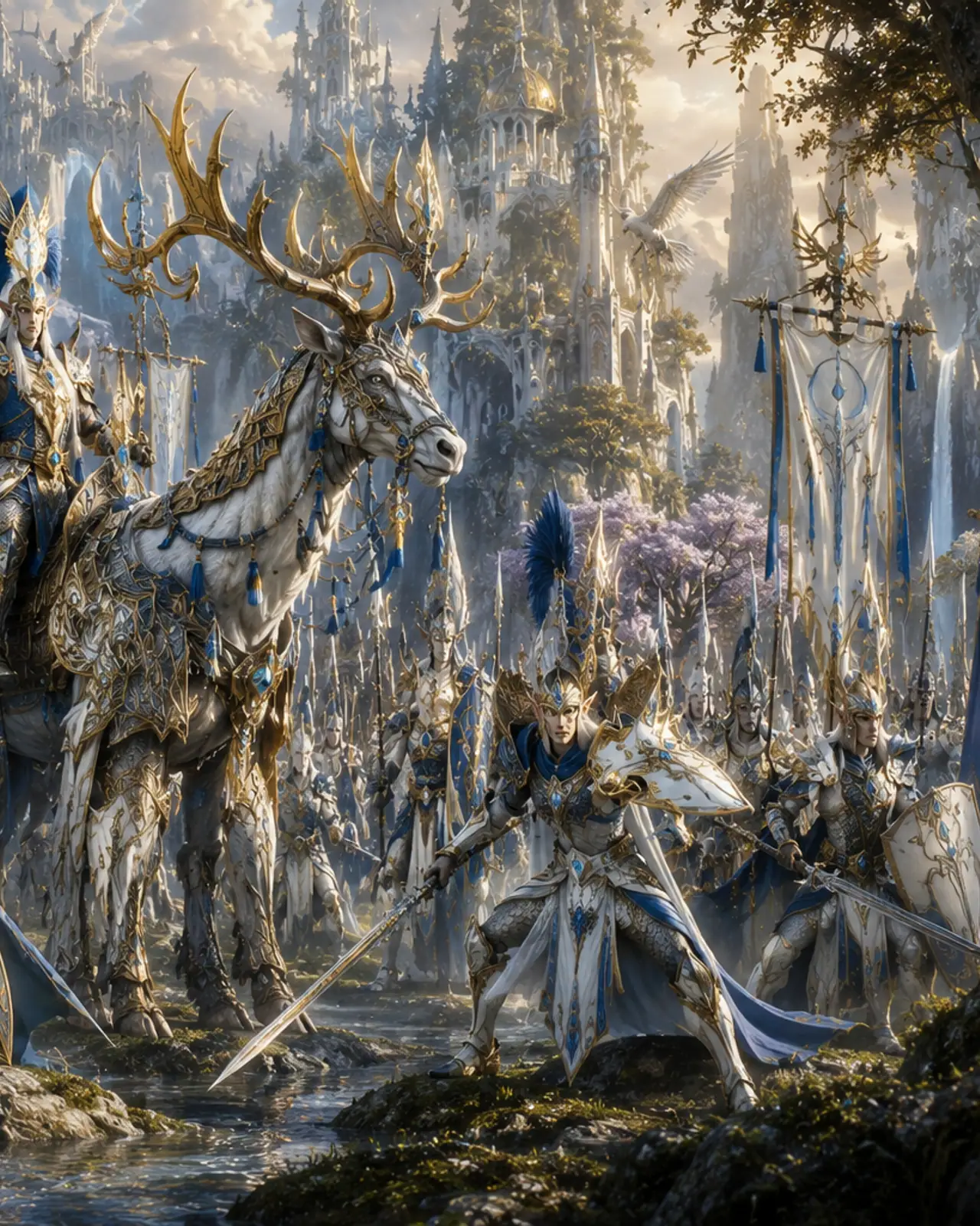 Lumineth Realm-lords army art used in Order of Battle