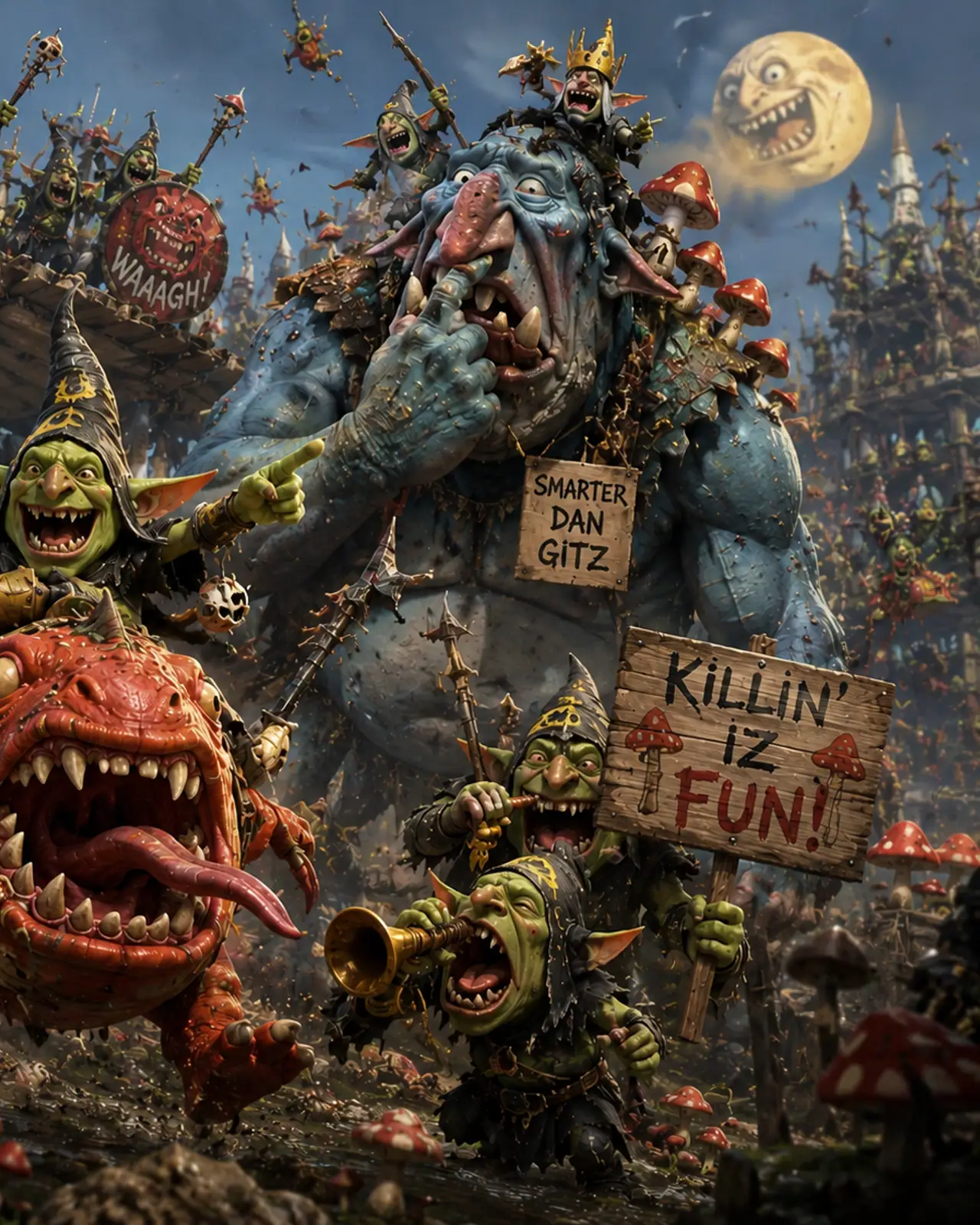 Gloomspite Gitz army art used in Order of Battle