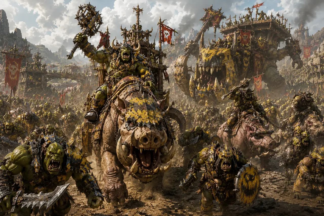 Ironjawz army art used in Order of Battle