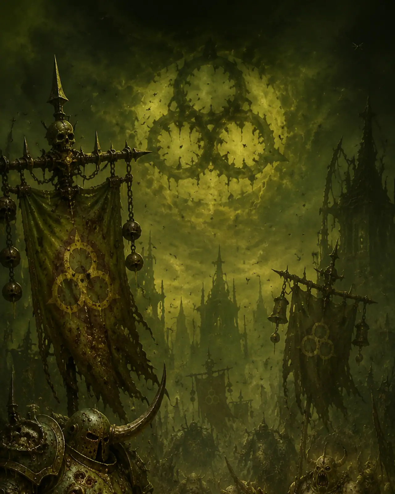 Maggotkin of Nurgle army art used in Order of Battle