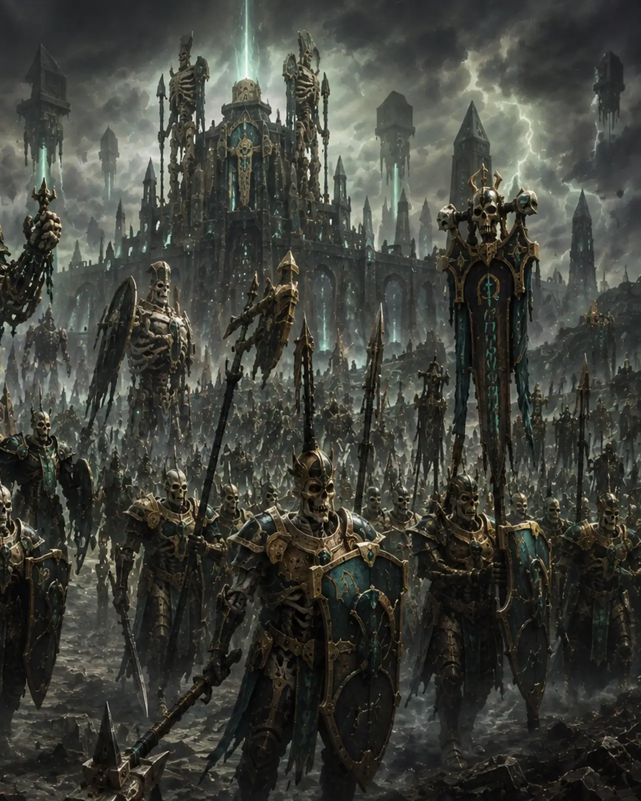 Ossiarch Bonereapers army art used in Order of Battle