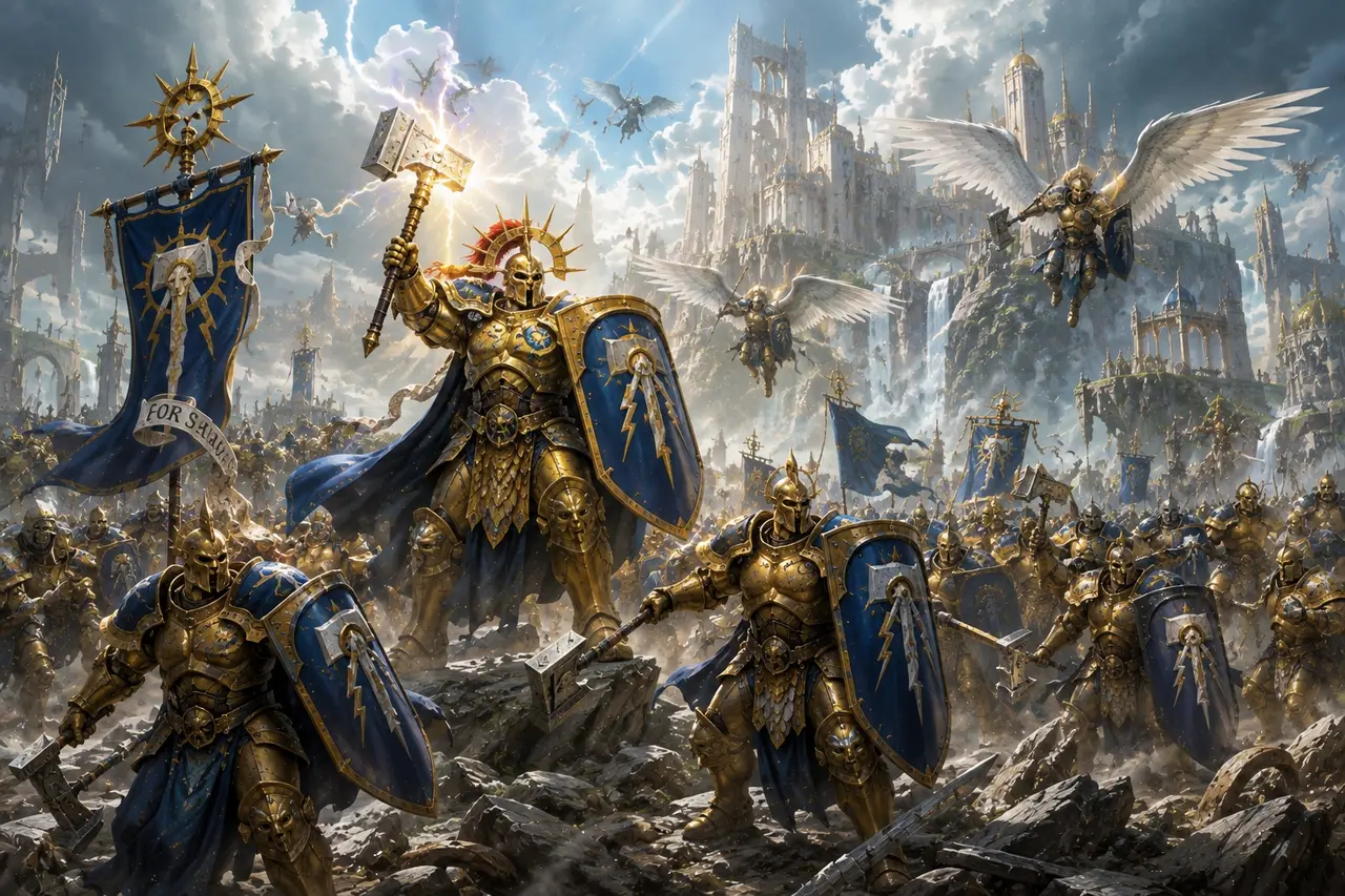 Stormcast Eternals army art used in Order of Battle
